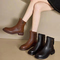Botas Urbanas Cuero Vintage Eclipse Andes Ímpetu, Estilo Atemporal y Resistencia Diaria