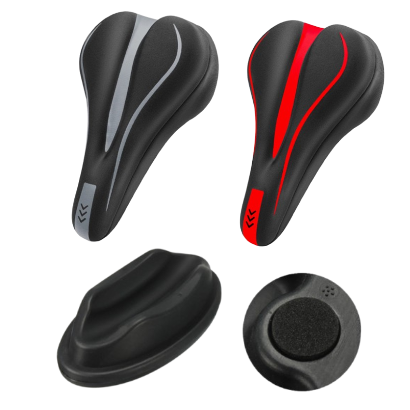 ⏰ ¡Oferta Limitada 50% OFF! 🚴‍♀️ Funda de Sillín de Bicicleta de Silicona de Alta Elasticidad – Cómoda, Antideslizante y Duradera ✨