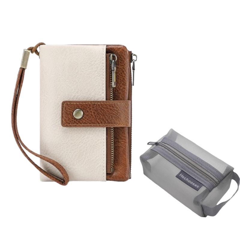 👛 Cartera Triple con Bloqueo RFID – Estilo Retro y Seguridad para tu Día a Día 💼✨