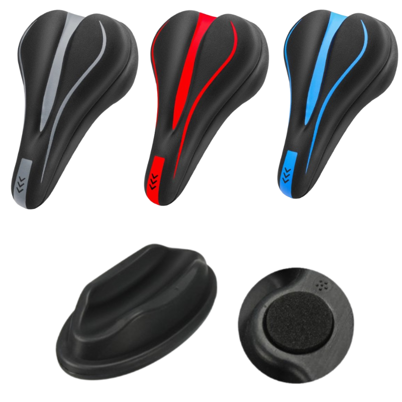 ⏰ ¡Oferta Limitada 50% OFF! 🚴‍♀️ Funda de Sillín de Bicicleta de Silicona de Alta Elasticidad – Cómoda, Antideslizante y Duradera ✨