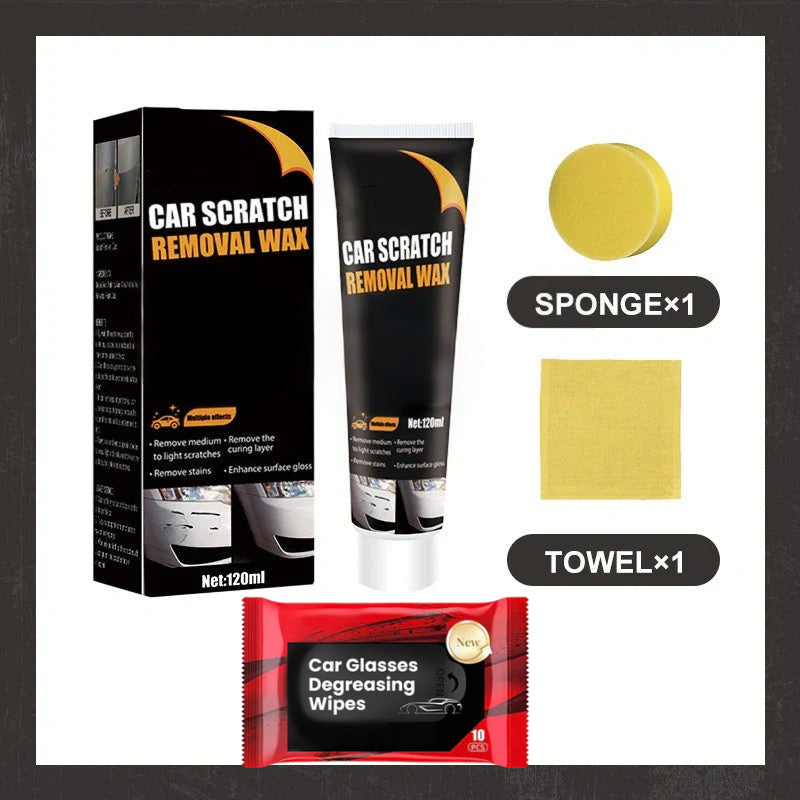 🚗✨ Pasta Pulidora para Pintura de Automóviles – Reduce Arañazos, Compatible con Todos los Colores, Aplicación Rápida y Acabado Brillante 🔧💎