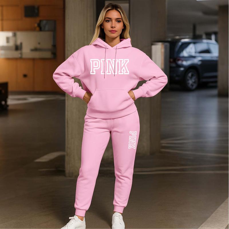 👚✨ Conjunto de Sudadera con Capucha Oversize y Pantalones de Chándal para Mujer – Comodidad y Estilo Casual para tu Día a Día 🌸💖