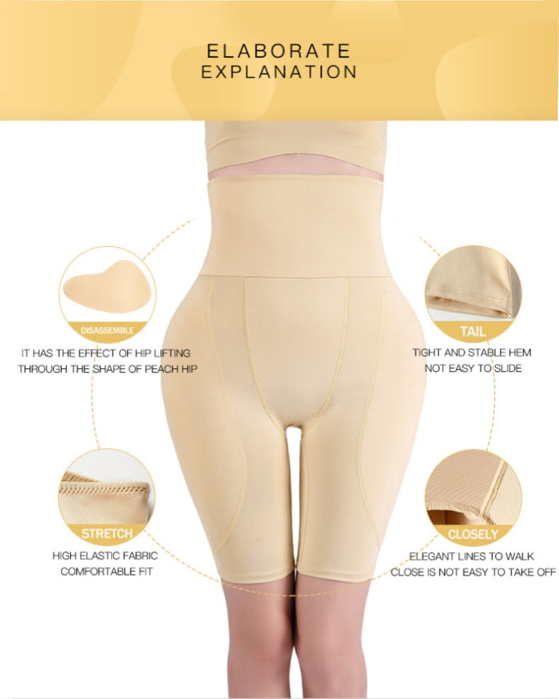 Shorts moldeadores para mujer, de cintura alta, que levantan abdomen y cadera