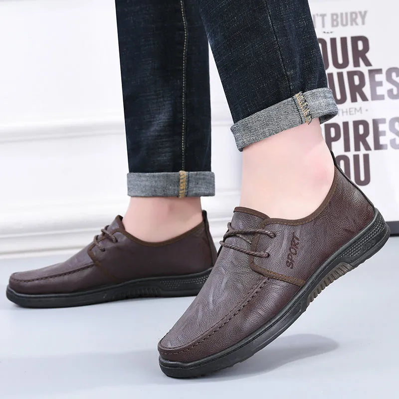 Zapato Casual Cuero Suave Horizonte Íntegro Esencia, Comodidad Superior y Corrección Postural