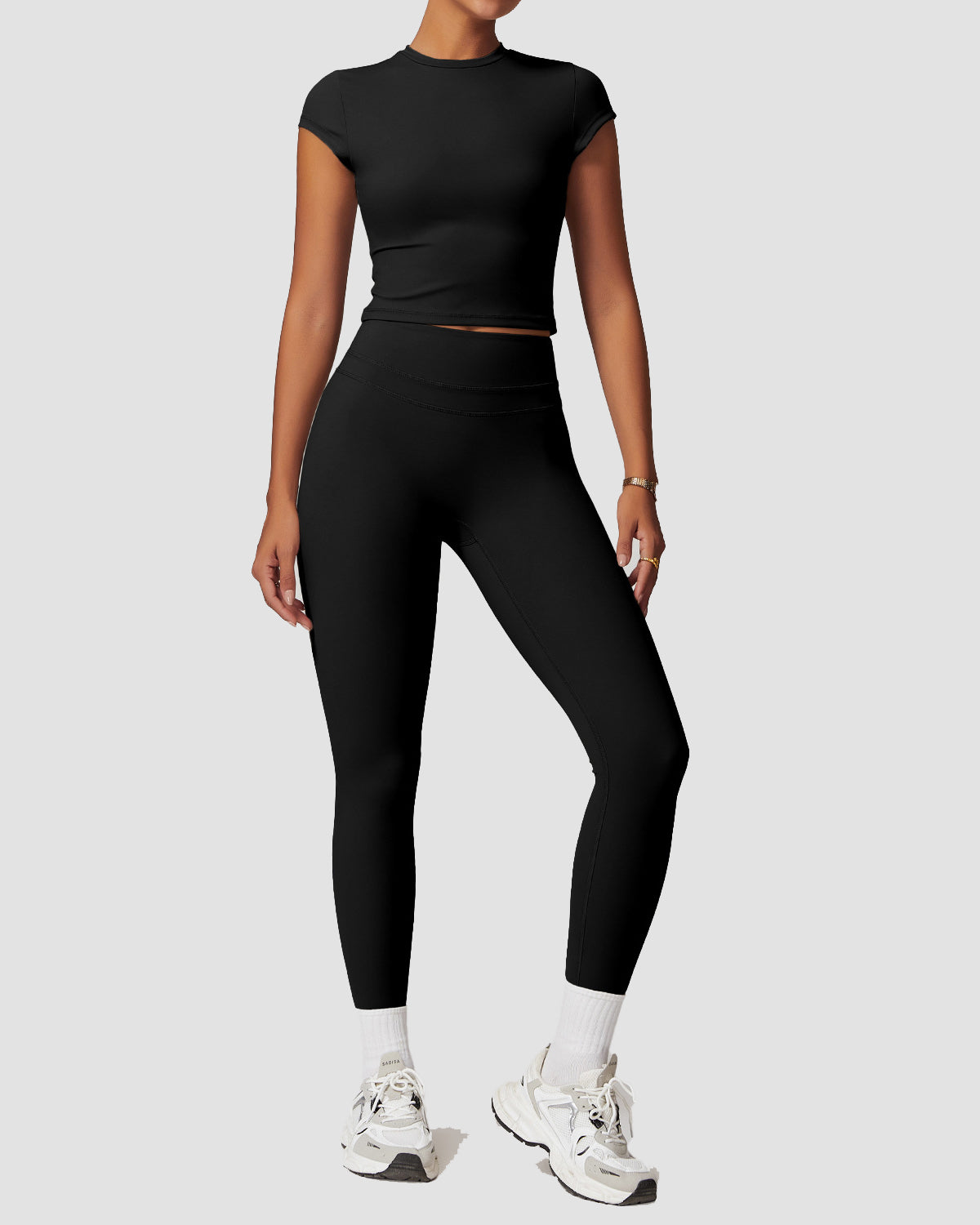 Conjunto de Yoga Ajustado para Fitness