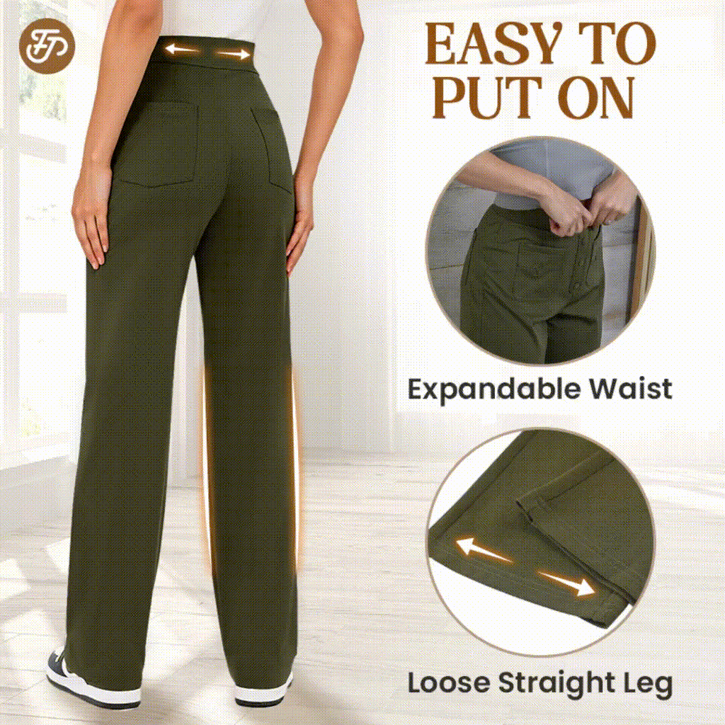 👖✨ ¡OFERTA 50% OFF! Pantalones Stretch Cintura Alta – Comodidad Todo el Día