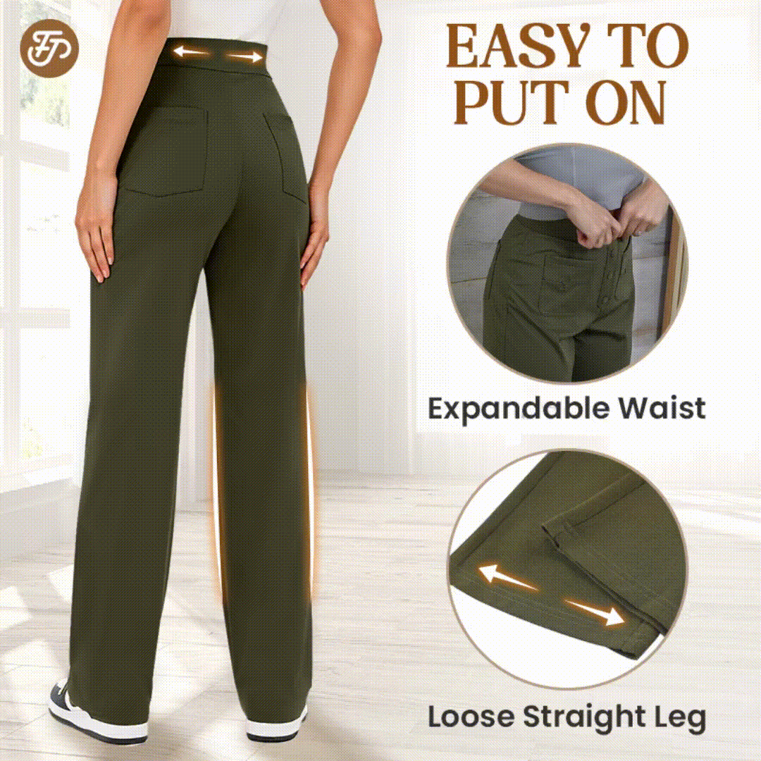 👖✨ ¡OFERTA 50% OFF! Pantalones Stretch Cintura Alta – Comodidad Todo el Día
