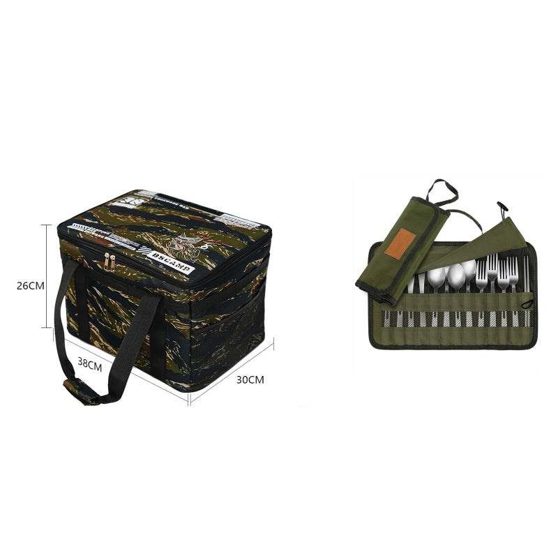 🎒 Bolsa de Almacenamiento Plegable de Gran Capacidad – Impermeable y Portátil, Ideal para Camping y Picnic ✨🏕️