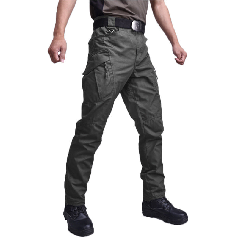 👖 Pantalones Tácticos Urbanos IX7 – Resistentes, con Múltiples Bolsillos, Ideales para Trabajo y Aventura 💪🎒