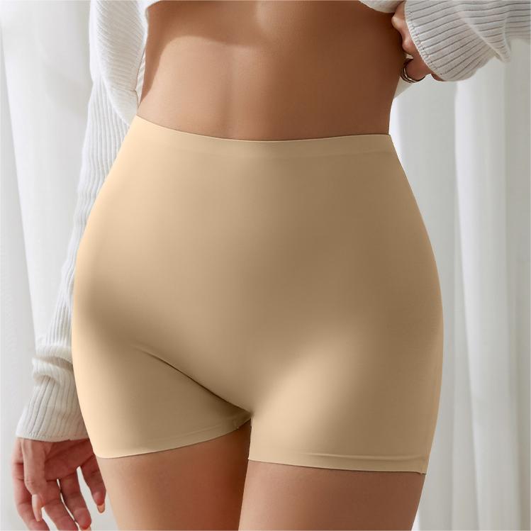 Shorts bóxer sólidos elásticos sin costuras antideslizantes