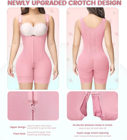 Shapshe® Fajas Colombianas Moldeadoras de Cuerpo Completo Control de Abdomen Levantamiento de Glúteos Post Cirugía Compresión