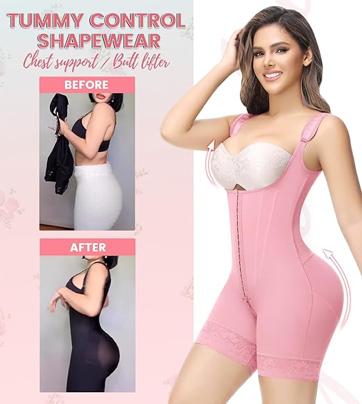 Shapshe® Fajas Colombianas Moldeadoras de Cuerpo Completo Control de Abdomen Levantamiento de Glúteos Post Cirugía Compresión