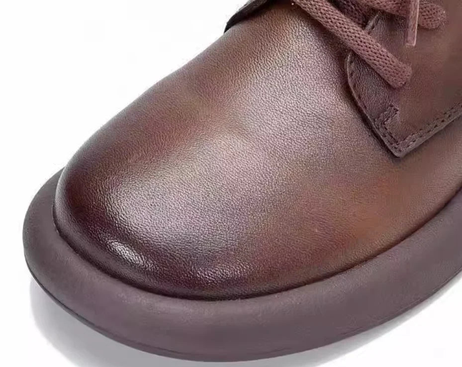 Botas Ortopédicas Cuero Suave Cumbre Armonía Esencia, Confort y Postura Saludable Todo el Día