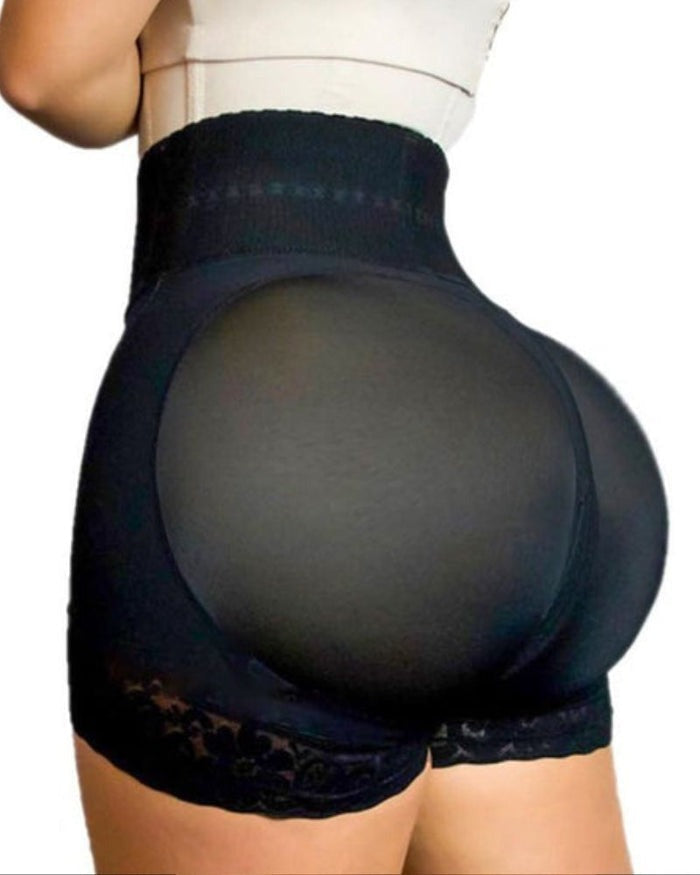 Shapshe® Shorts BBL de Doble Compresión de Cintura Alta con Panty de Control de Abdomen Medio