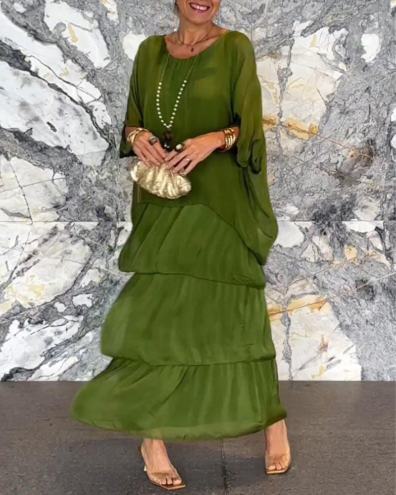 💕 Vestido Flojo Estilo Artístico – Comodidad y Estilo para Todos los Días ✨👗