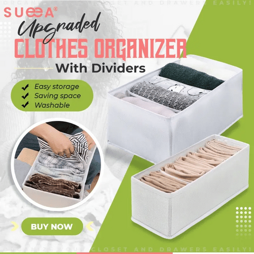 Sueea® Organizador de ropa mejorado con separadores