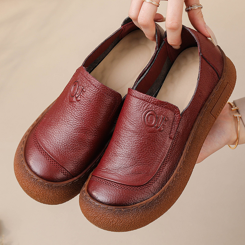 Zapato Ortopédico Cuero Suave Esencia Armonía Camino, Comodidad y Estabilidad Todo el Día