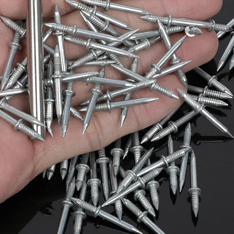 🔩✨ Clavos Invisibles de Doble Cabeza para Zoclos – Fijación Firme, Acabado Limpio y Profesional 🏠🛠️ Instalación Discreta • Ajuste Preciso • Resultado Estético Perfecto 👌