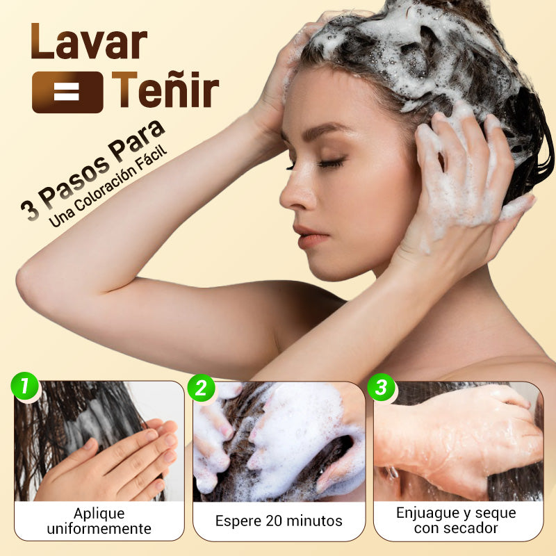 ⏰🔥 ¡50% DE DESCUENTO POR TIEMPO LIMITADO! 🌿✨ Tinte Capilar Nutritivo – Color Radiante y Cabello Suave Naturalmente 💇‍♀️💖