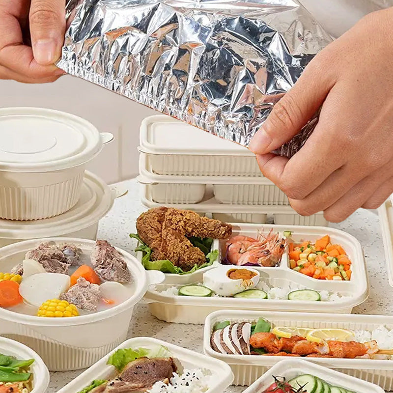 ⏰ ¡Oferta Limitada! 🔥 Compra 2 y Llévate 1 Gratis – Funda Aislante de Papel de Aluminio 🏠✨ Mantén Tus Alimentos y Bebidas Calientes o Fríos por Más Tiempo, Protege tu Cocina y Facilita la Limpieza 💪🍽️