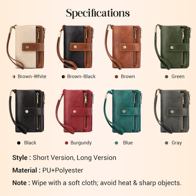 ⏰🔥 ¡50% DE DESCUENTO POR TIEMPO LIMITADO! 💼✨ Cartera de Cuero con Bloqueo RFID – Protege tu Dinero y Tarjetas con Estilo 💖🌿