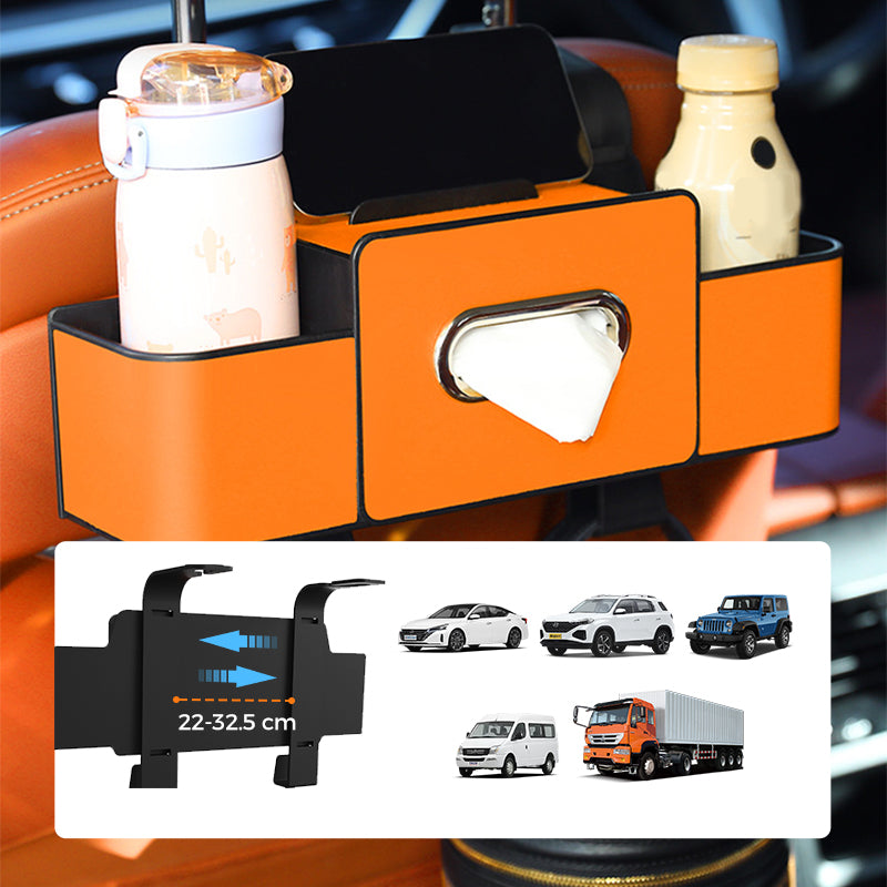 🚗✨ Caja de Almacenaje Multifuncional para Respaldo de Auto – Organiza y Aprovecha al Máximo el Espacio de tu Coche 🧳🔧