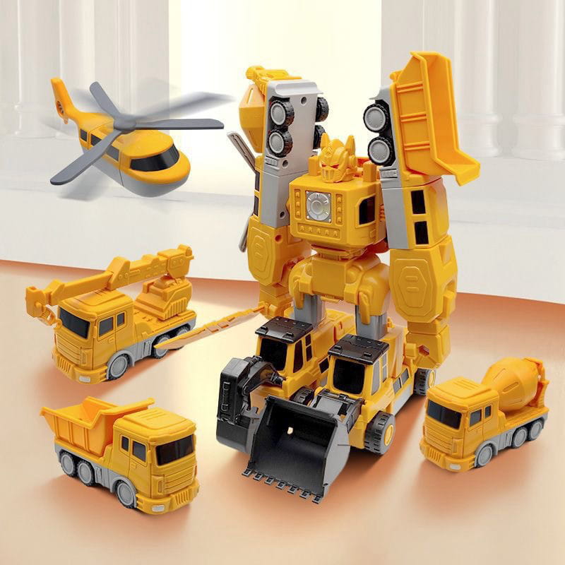 🔥 Gran oferta 50% de descuento 🔥 Juguetes de ensamblaje de autos de ingeniería de transformación magnética