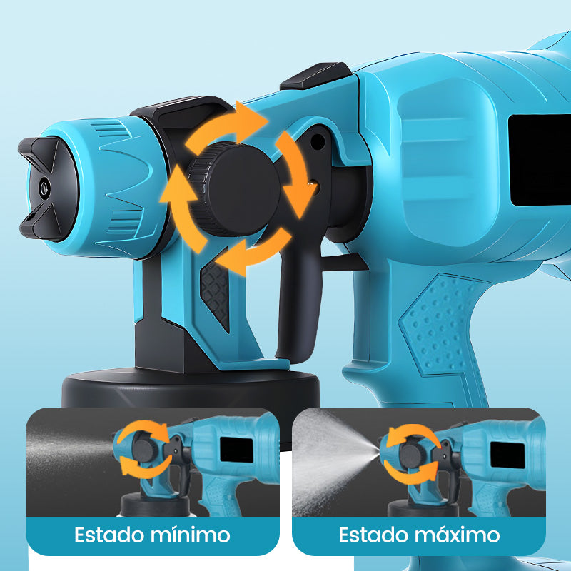 🎨 Pulverizador de Pintura Inalámbrico – Potente y Rápido, Acabado Profesional en Minutos 🚀✨