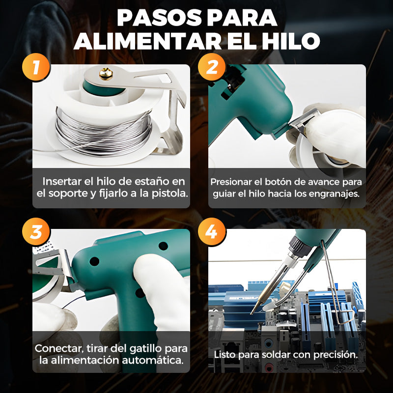 🔥⚡ Soldador Eléctrico de 80W – Calentamiento Rápido y Alta Eficiencia para Reparaciones Precisas 🔧✨