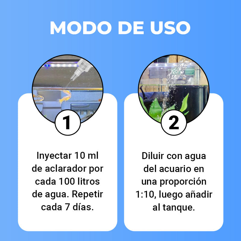 ⏰🔥 ¡Oferta Especial 50% OFF! 🐟 Lavado Potente para Acuarios – Agua Limpia y Cristalina en Minutos 🪸✨