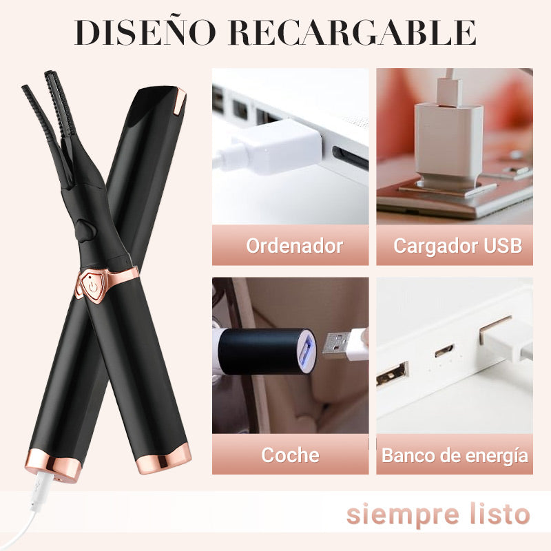 ⏰ ¡Oferta Limitada 50% OFF! 🔥 Rizador de Pestañas Eléctrico – Volumen y Curvatura Perfecta en Segundos 👁️✨💖