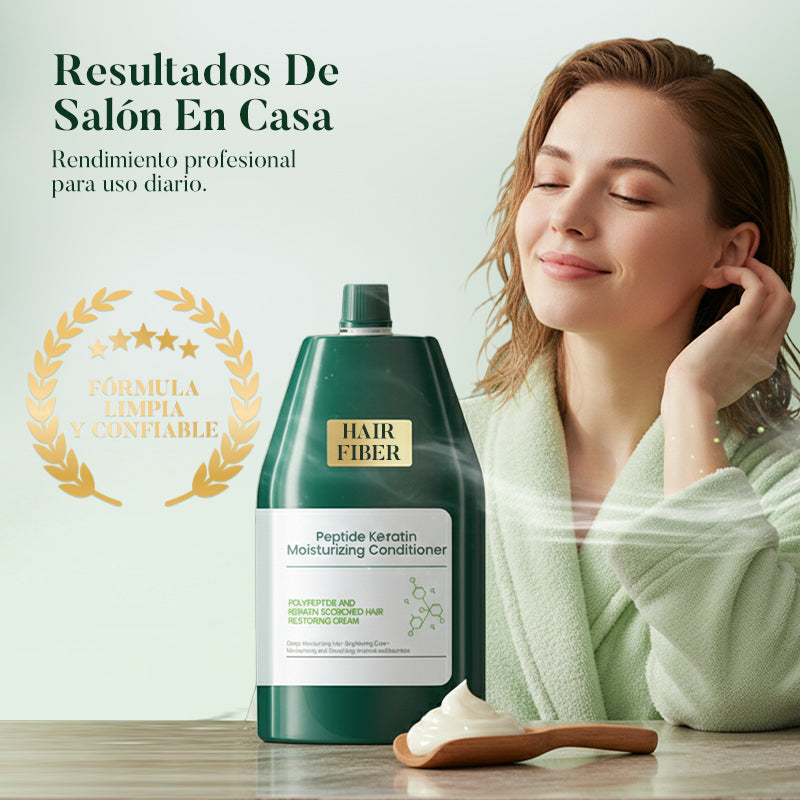⏰🔥 ¡50% DE DESCUENTO POR TIEMPO LIMITADO! 💆‍♀️✨ Crema Polipéptidos – Reparación Profunda y Alisado 24h Sin Frizz 🌿💖