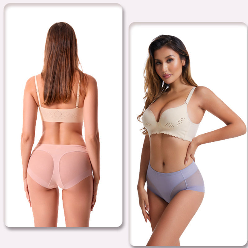 💞 Braga moldeadora de seda Ice con cintura alta 👙
