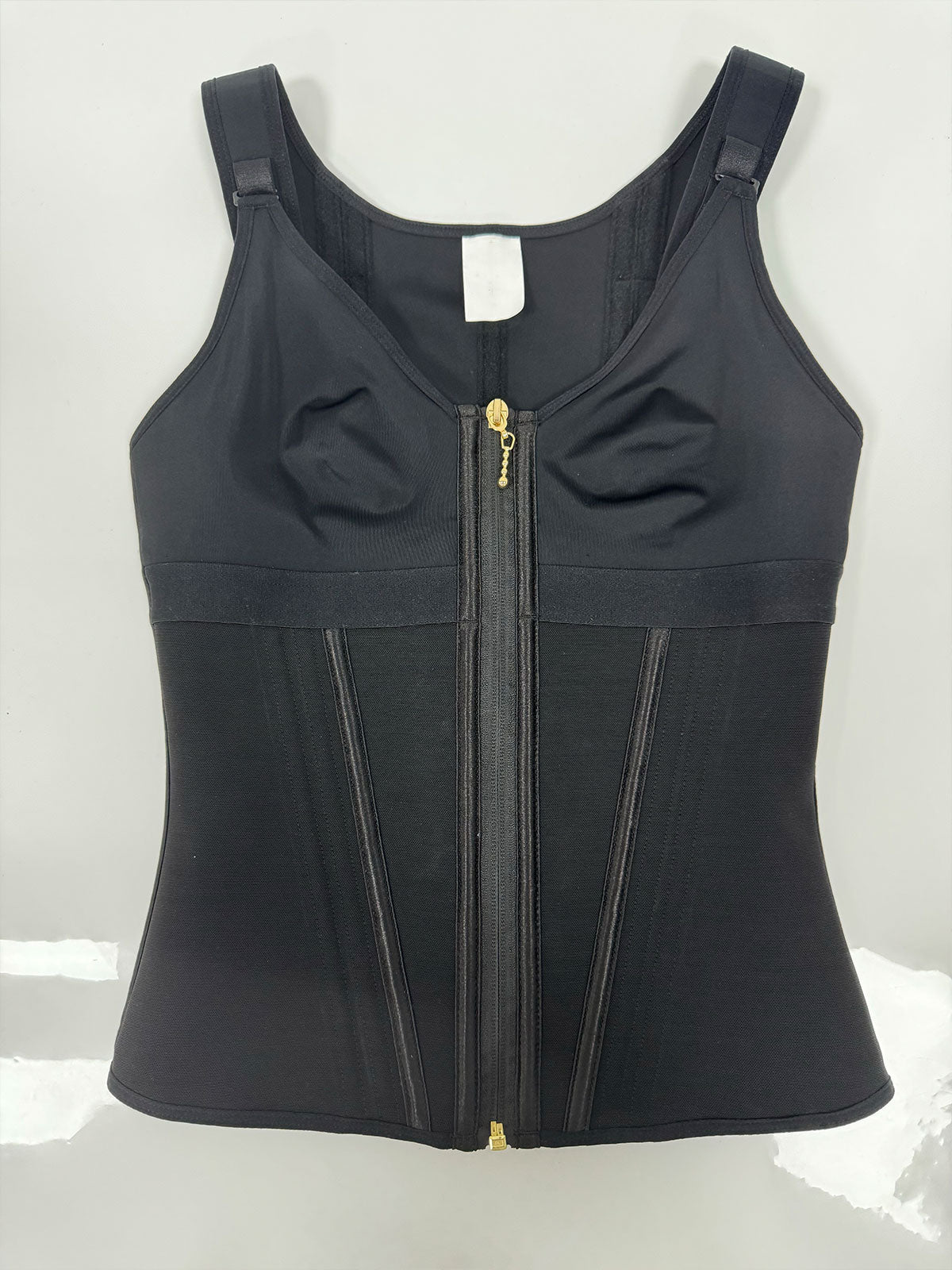 Chaleco de Leopardo para Mujer con Control de Abdomen y Cinturilla Moldeadora con Sostén