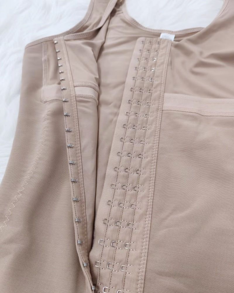 Shapshe® Faja de Compresión Doble para Todo el Cuerpo Etapa 2 con Sostén Modelador