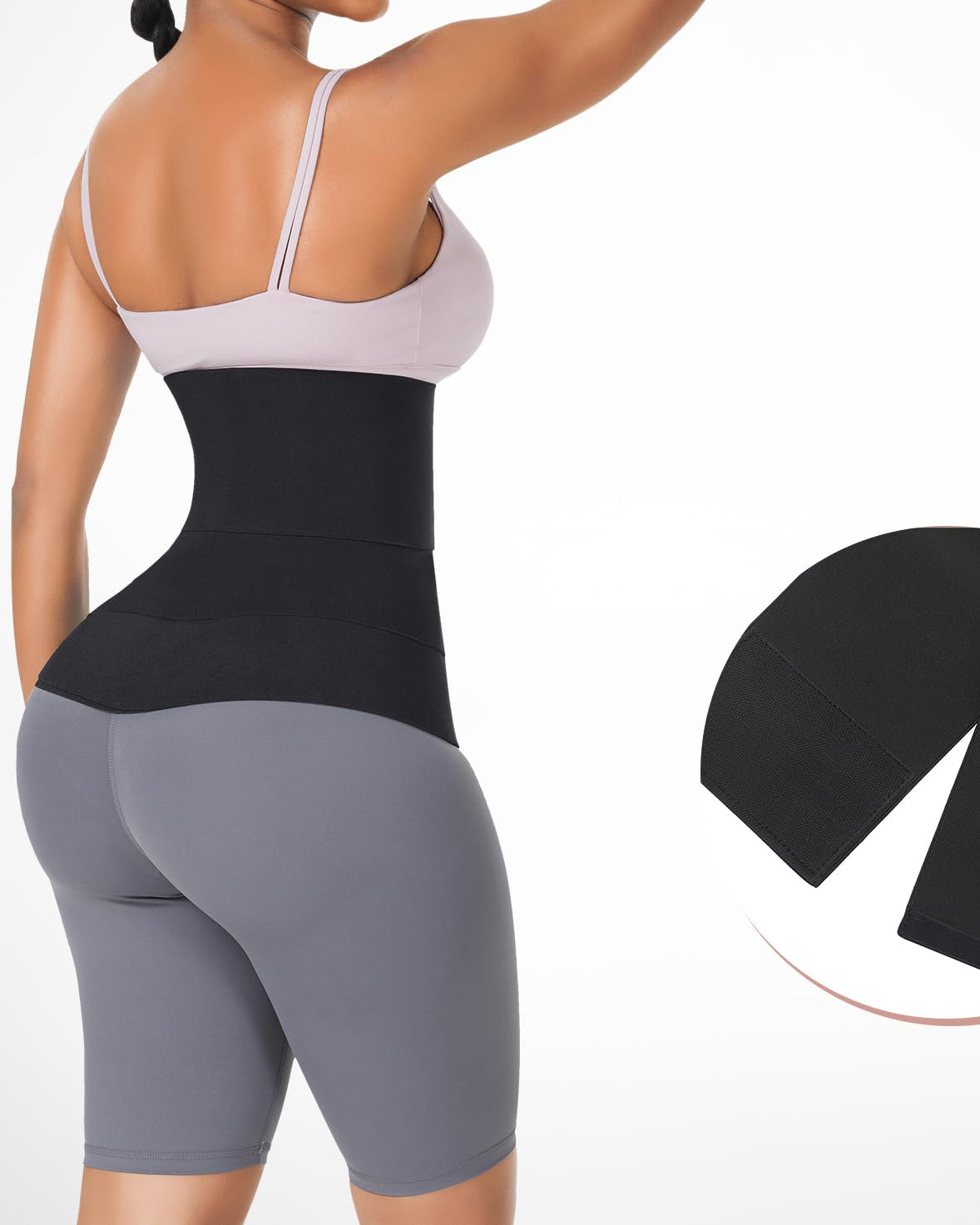 Faja Reductora para Mujer Cinturón Moldeador Cintura Faja Abdomen Talla Plus Banda Ajustable