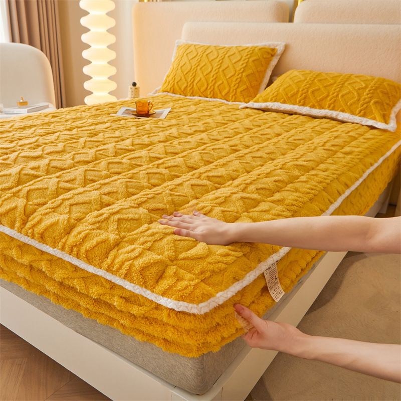 🛏️ Ropa de Cama Cálida de Franela Cepillada ❄️✨ ¡Con bolsillos profundos y esquinas antideslizantes para un descanso perfecto durante todo el año! 🛌🌙