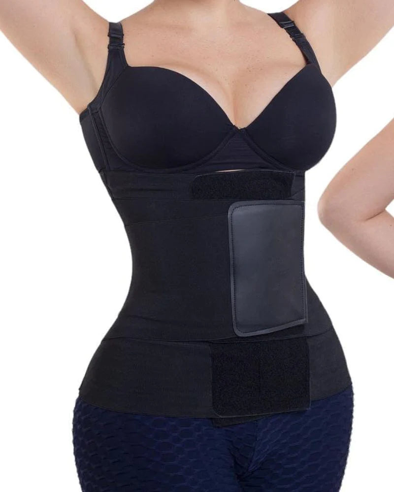 Shapshe® Cinturón Deportivo Moldeador de Cintura con Doble Compresión Corsé