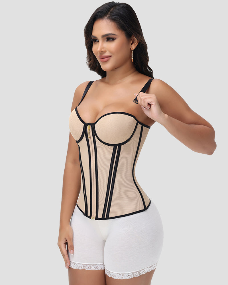 Shapshe® Faja Cinturón Ajustable Reloj de Arena Moldeador de Cintura Control de Abdomen con Sostén (Preventa)