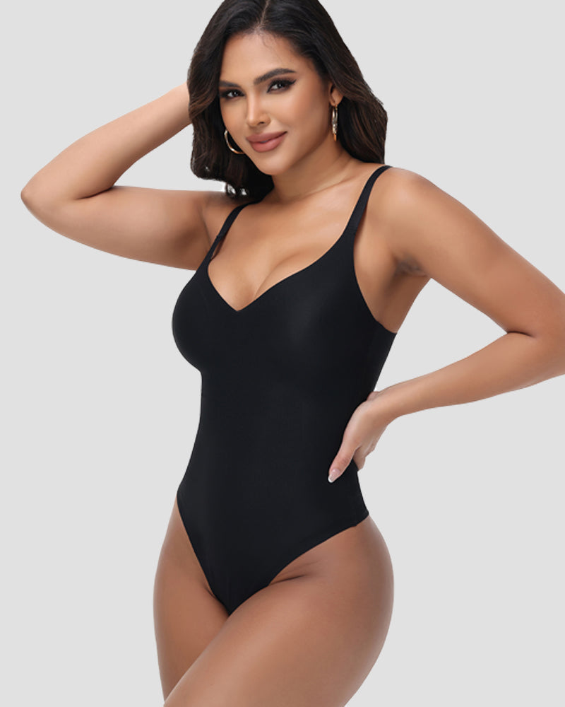 Shapshe® Body Modelador Tipo Tanga Levanta Glúteos con Tirantes Ajustables
