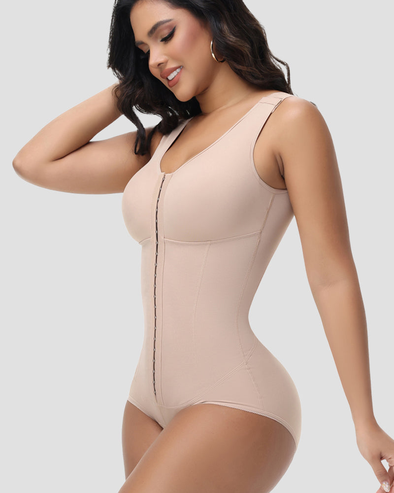 Shapshe® Fajas Colombianas Moldeador Corporal de Cuerpo Completo con Broche de Gancho y Ojo