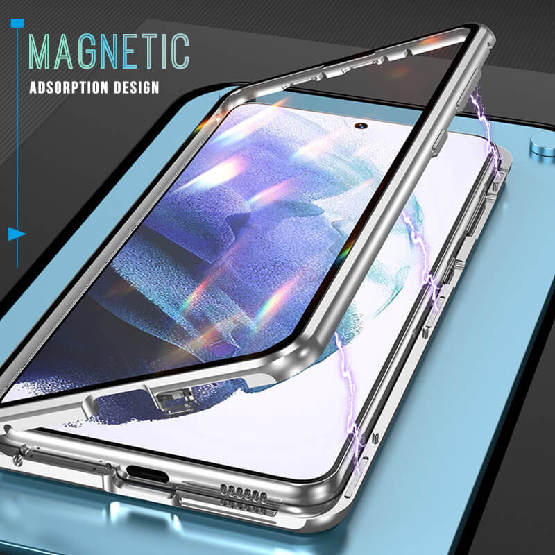 Funda magnética de doble hebilla para Samsung