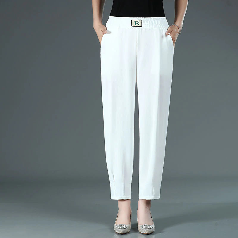 Cool Ice Silk Harem Pantalones para Mujer