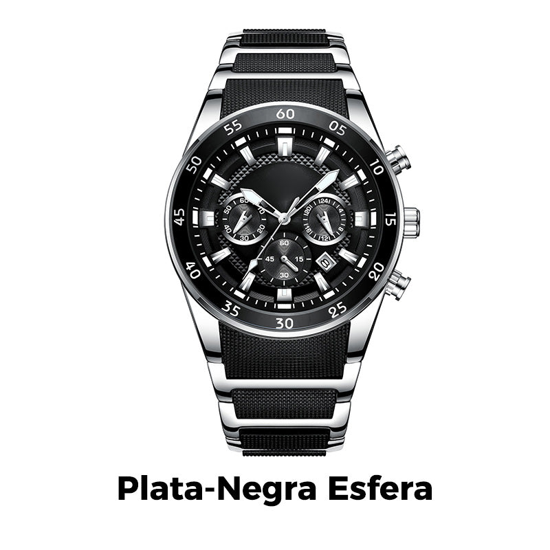 💎 Reloj de Cuarzo Multifuncional para Hombre – Resistente al Agua y Estilo Elegante Todo el Día ⌚✨