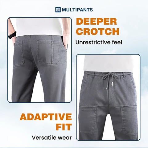 🔥👖 Pantalones Cargo Altos, Elásticos y Duraderos con Múltiples Bolsillos 💼✨