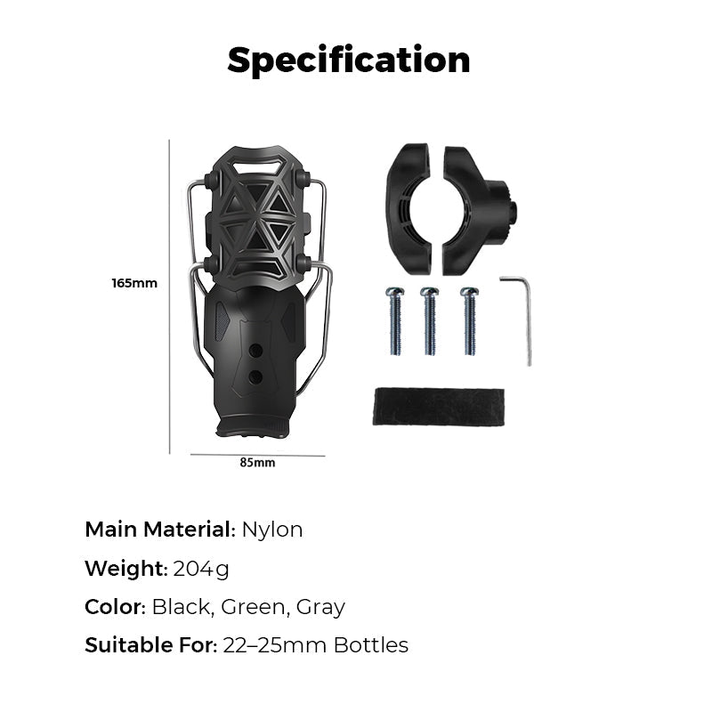 Portabidón adaptable para ciclismo con 49 % de descuento