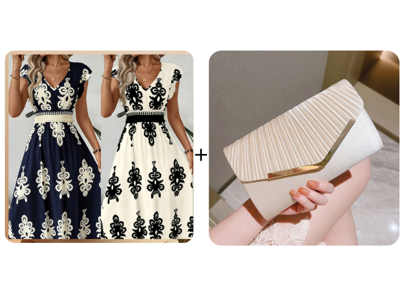 ⏰ ¡Oferta Limitada 50% OFF! 👗 Vestido Maxi Fluido con Estampado Barroco y Escote en V para Mujer – Elegancia y Comodidad Todo el Día 🏖️✨