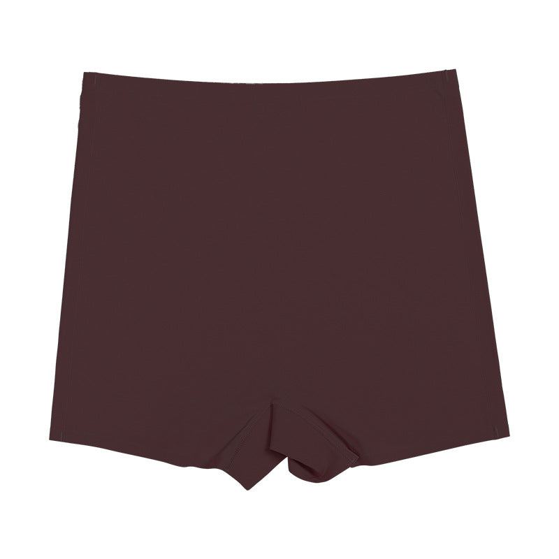 Shorts bóxer sólidos elásticos sin costuras antideslizantes