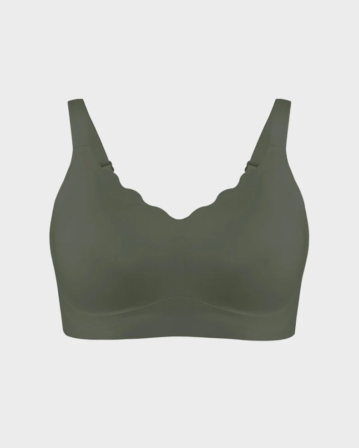 Sostén Push Up para Mujer Sin Costuras, Transpirable, Sin Aros y Cómodo