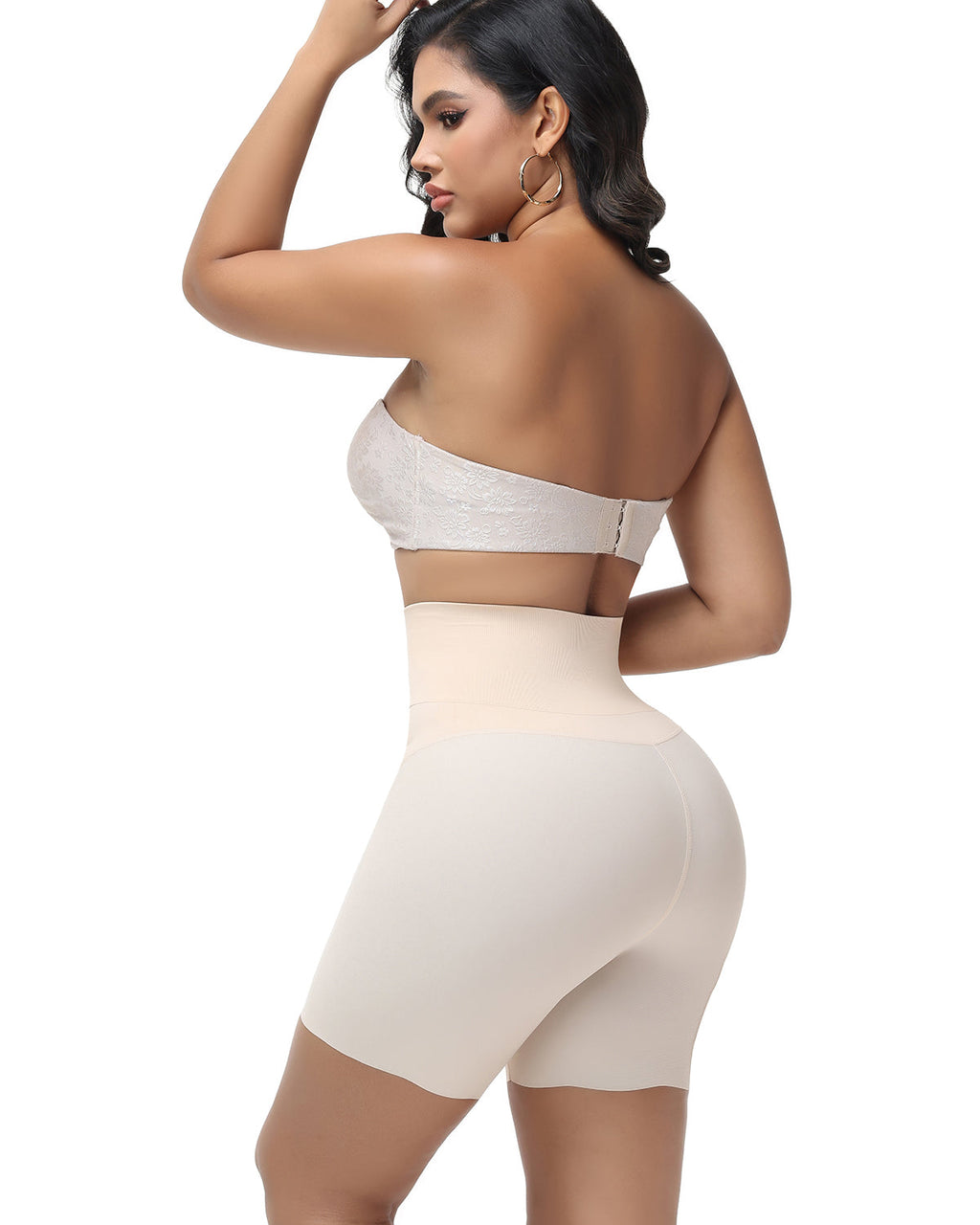 Shorts moldeadores sin costuras con control de abdomen y levantamiento de glúteos
